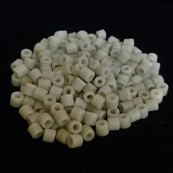 144+ 6mm  DARK GRAY PONY BEADS Czech Glass bundle set lot - Picture 5 of 8